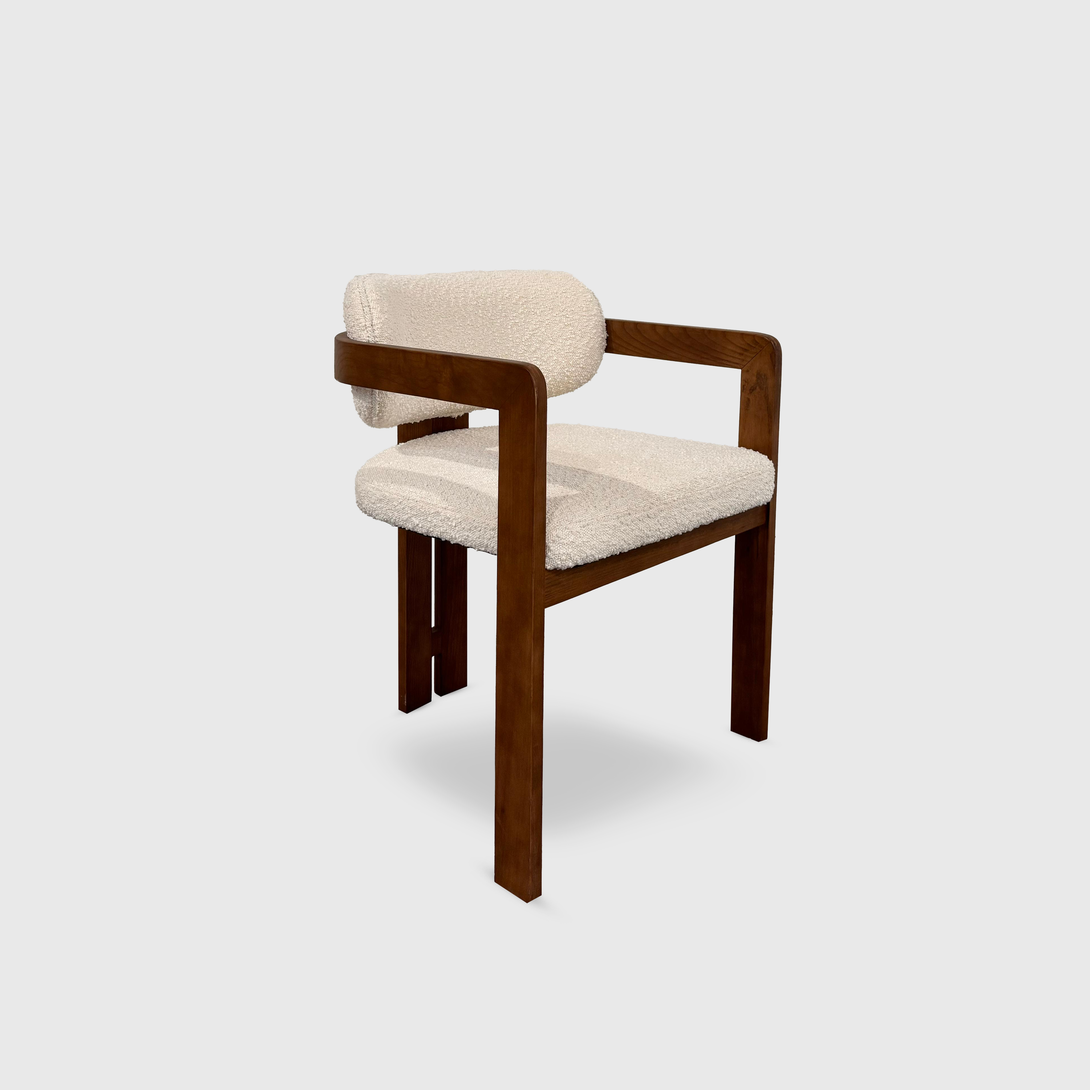 Mila dining chair by Mowelli on a white background