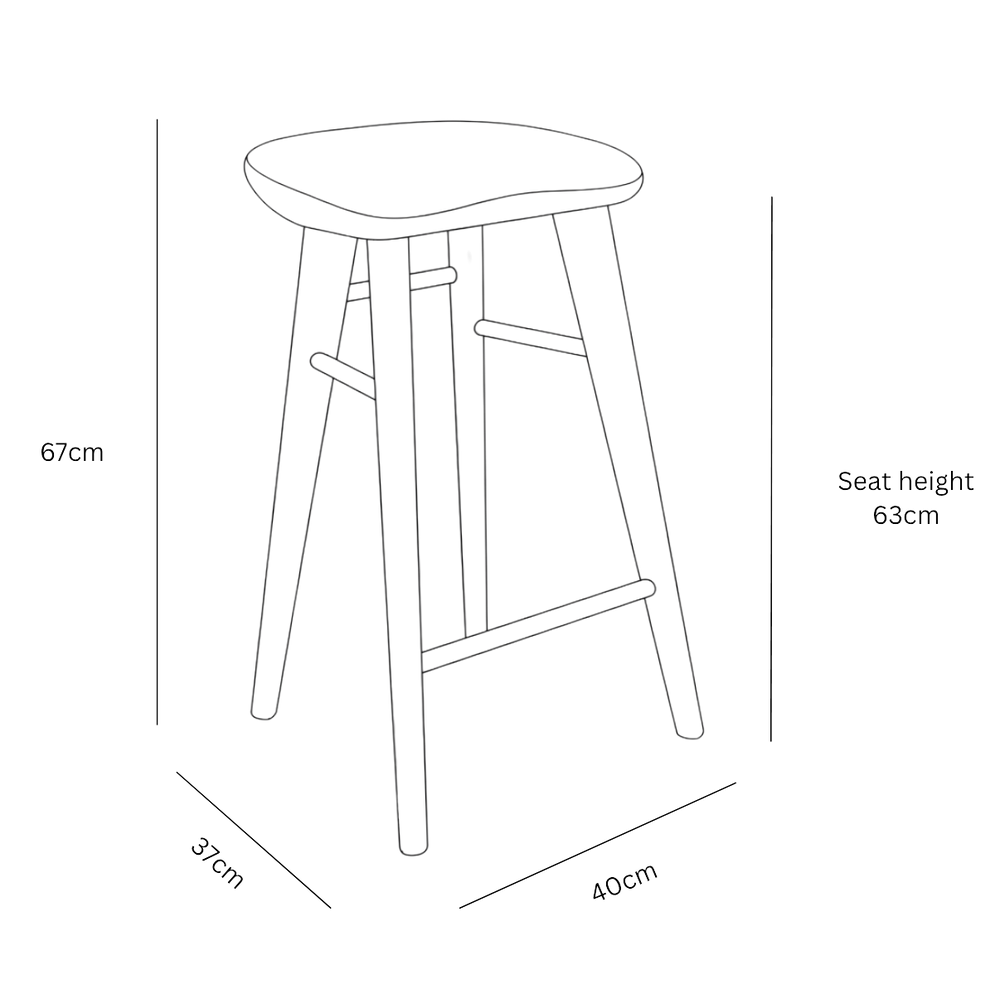 Tabouret de bar Ollie